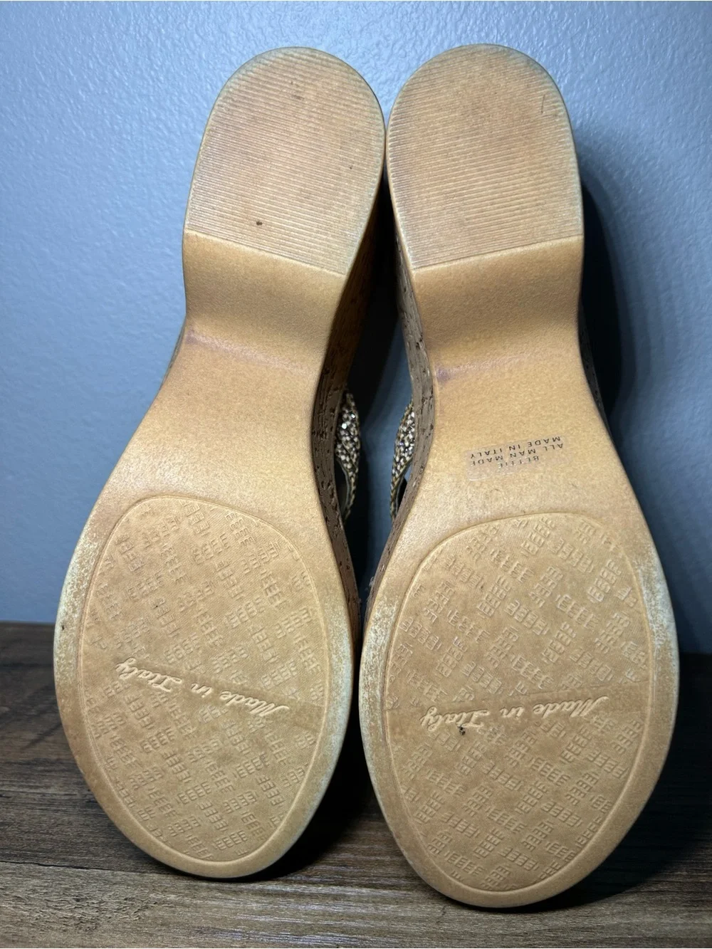 Italian Shoemakers sparkling gold